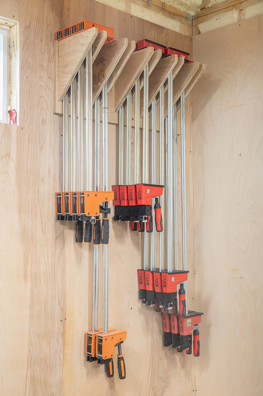 How to build an easy DIY clamp rack from scrap wood