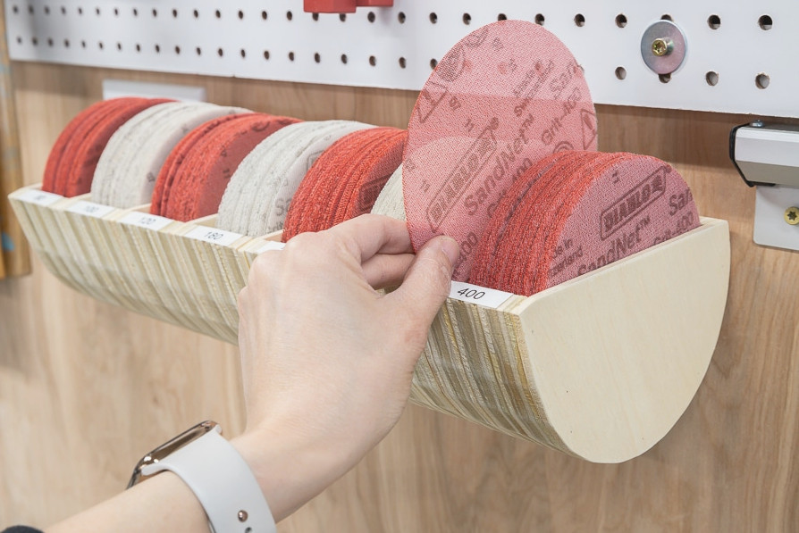 How to make a DIY Sandpaper Storage Organizer From Scrap Wood