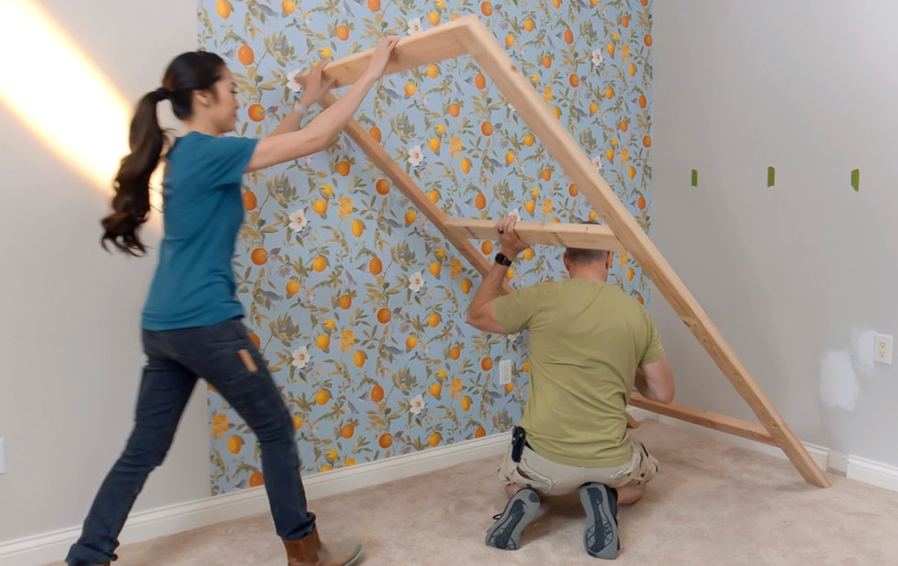 Built-in bunk bed room for kids