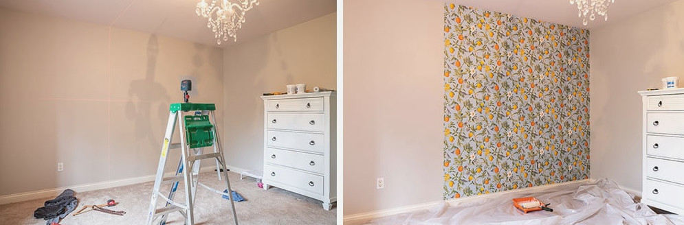 DIY wallpaper installation with Graham & Brown wallpaper