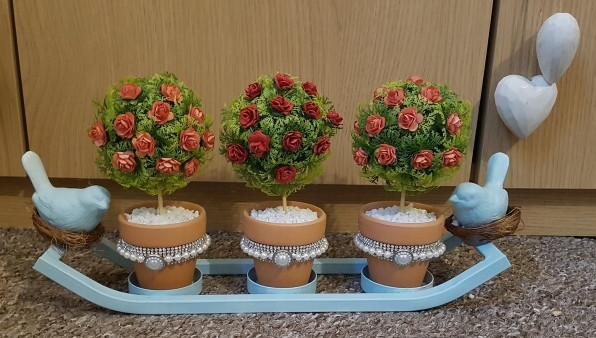 DIY Miniature Topiary Trees, Idea For Fairy Garden Crafts ideas
