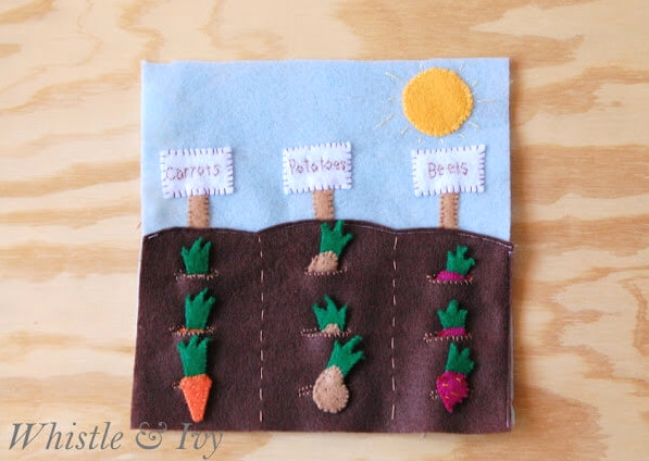 DIY Vegetable Garden Quiet Book