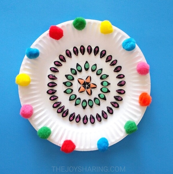 Paperplate Pumpkin And Paint