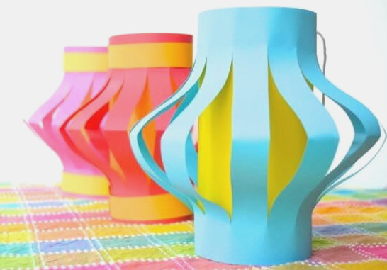 DIY Paper Chandelier