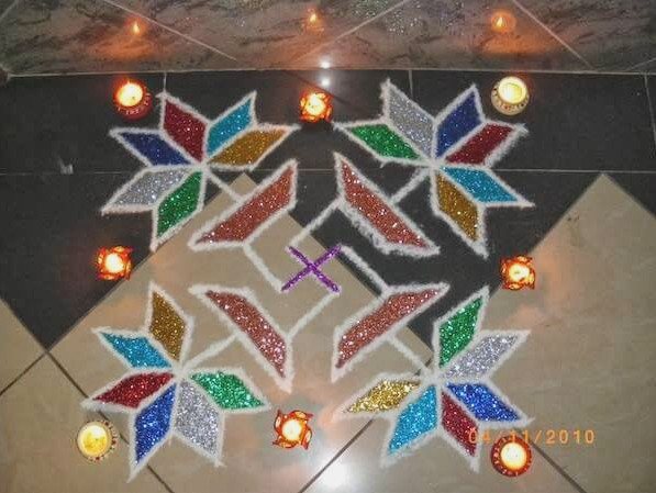 Glitter Rangoli
