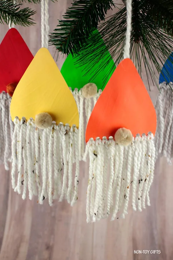 Easy gnome ornaments for kids