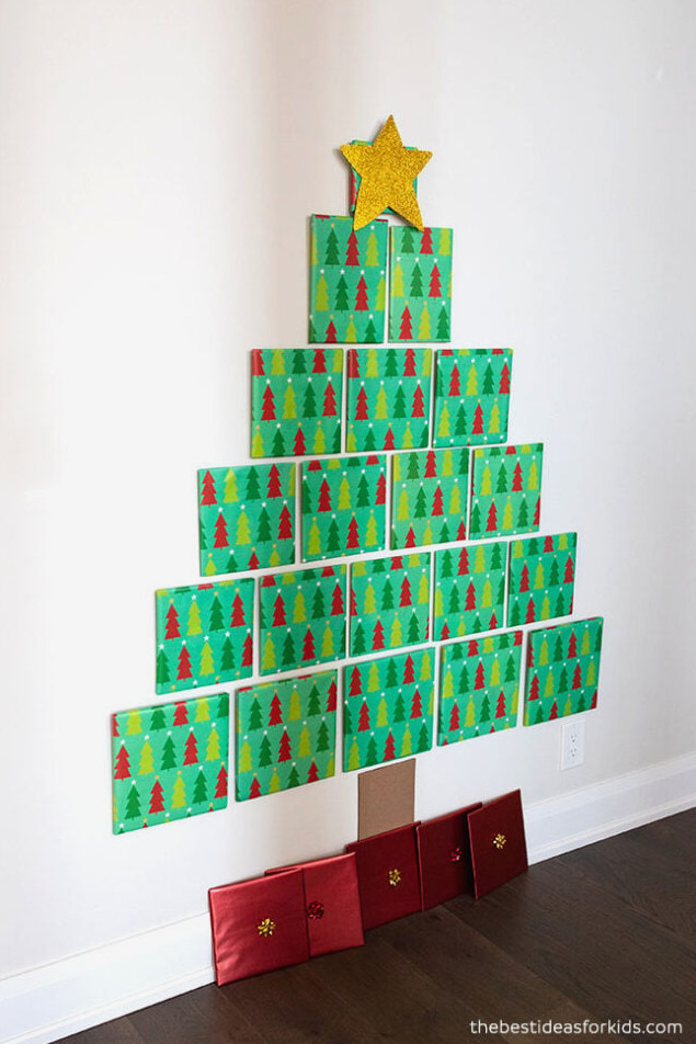 Advent Calendar Book Christmas Tree