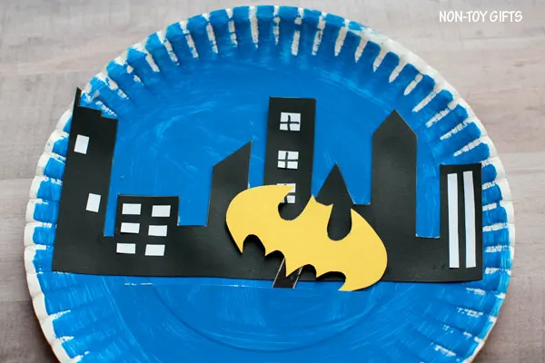 Batman craft for kids who love superheroes