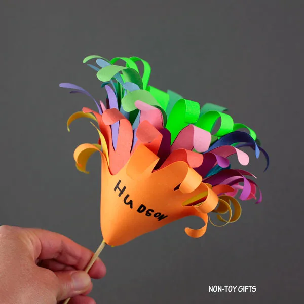 paper handprint blossom