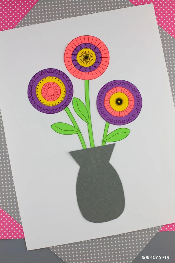 Paper flower craft