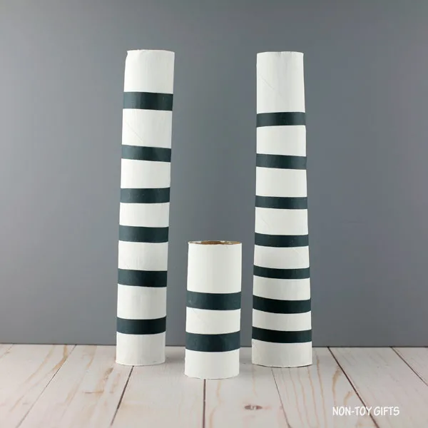 paper roll in stripes