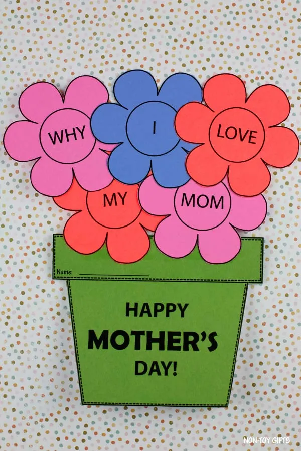 Reasons why I love my mom craft for kids