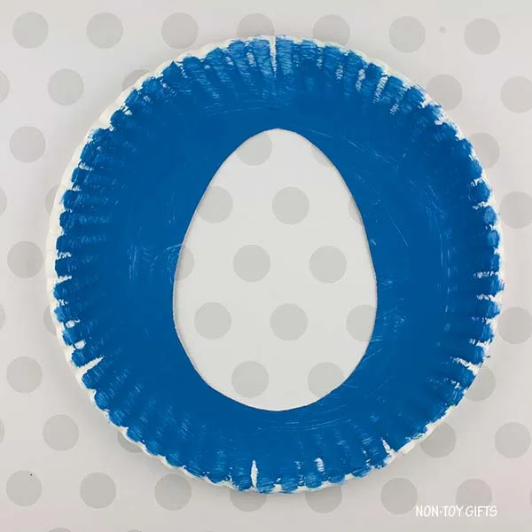 cut out the egg shape