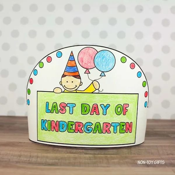 Last Day of Kindergarten Headband with boy option