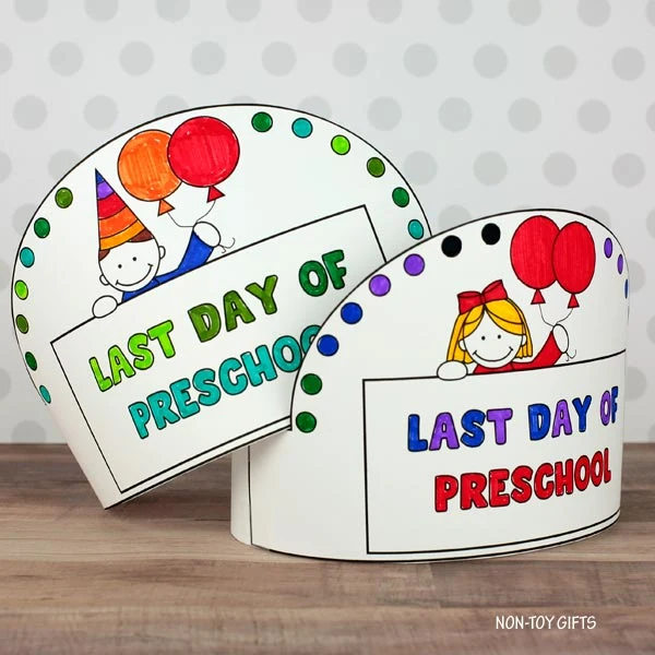 Paper hat preschool to celebrate last day of school