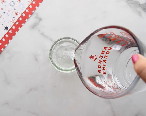 Add Water to Mason Jar