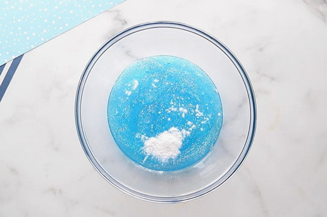 Add Baking Soda to Glitter Glue