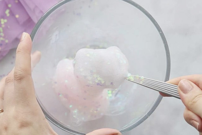 Contact Solution Fairy Slime Recipe