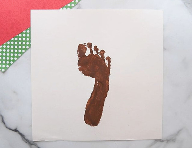 Create brown footprint