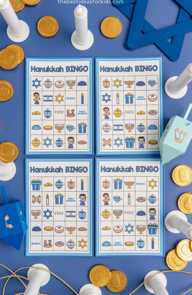 Hanukkah Bingo (Free Printable Cards)- The Best Ideas for Kids