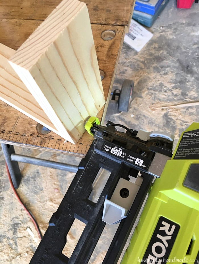 Build the ideal DIY paint organizer using leftover materials or inexpensive lumber. These paint shelves can also be mounted inside closets or behind doors, creating even more free space. Housefulofhandamde.com | $100 Room Challenge | Spray Paint Organizer | Craft Paint Storage | Craft Space Organization | Scrap Wood Project Plans | Free Building Plans | DIY Storage Ideas | Craft Room Transformation | Office Makeover