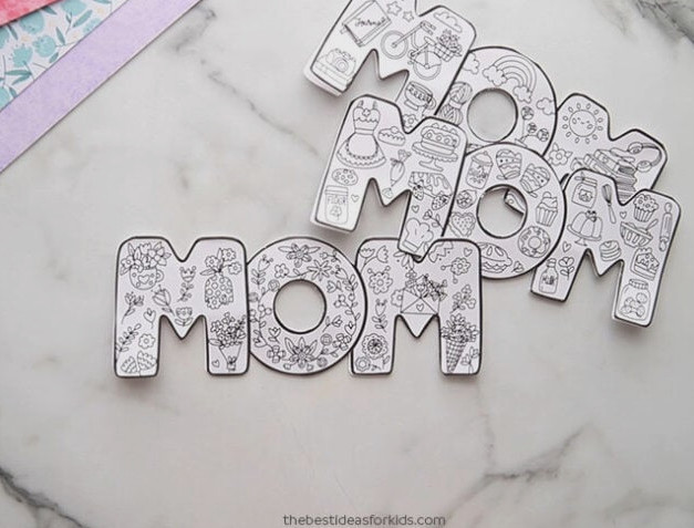 Cut out Mom cards
