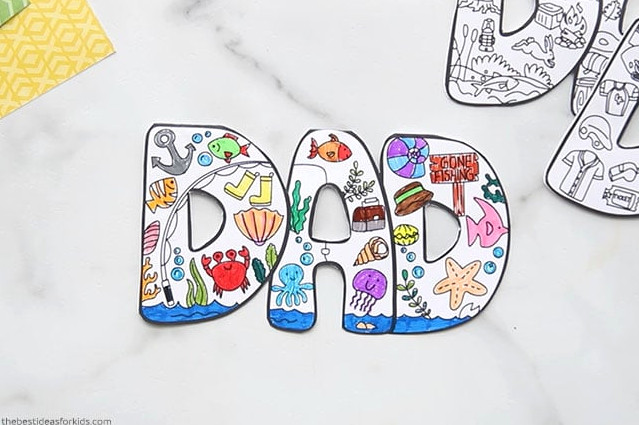 DAD Printable Card for Kids