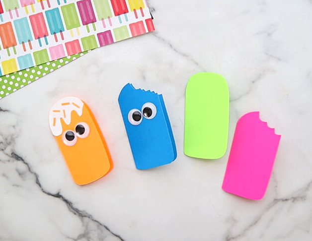 Add Googly Eyes to Popsicles