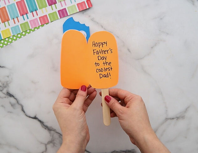 Father's Day Popsicle Card