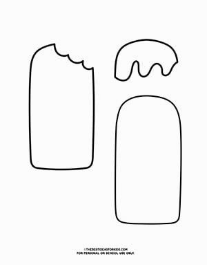 Popsicle Card Templates