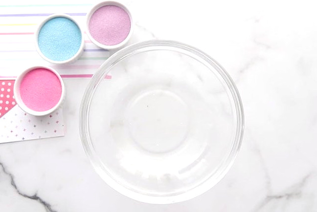 Add Clear Glue to Bowl