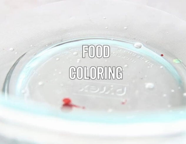 Add Food Coloring to Bowl