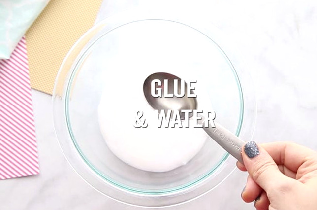 Add Glue and Water to make Bunny Slime