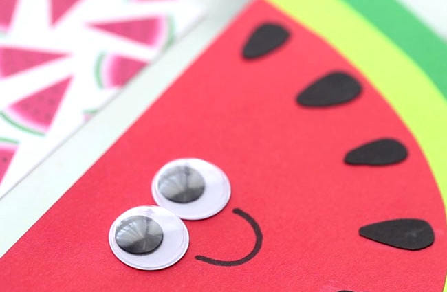 Draw Smiling Face on Watermelon