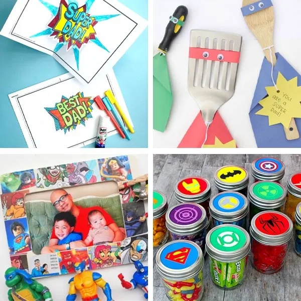 Father's Day superhero dad crafts 4