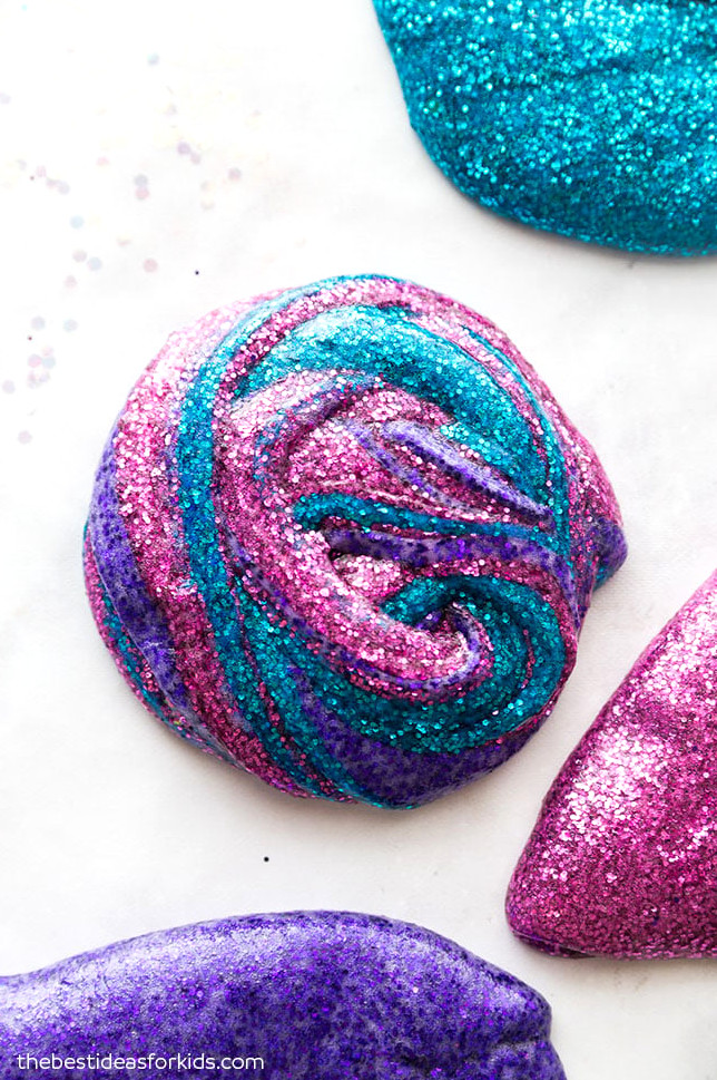 How to Create Glitter Slime