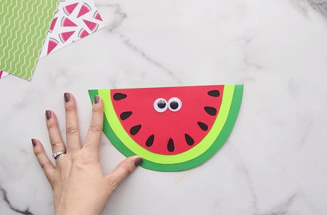 Attach Googly Eyes to Watermelon