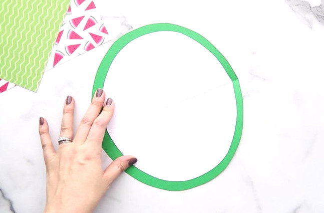 Glue White inside Card
