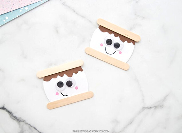 Smores Craft Template