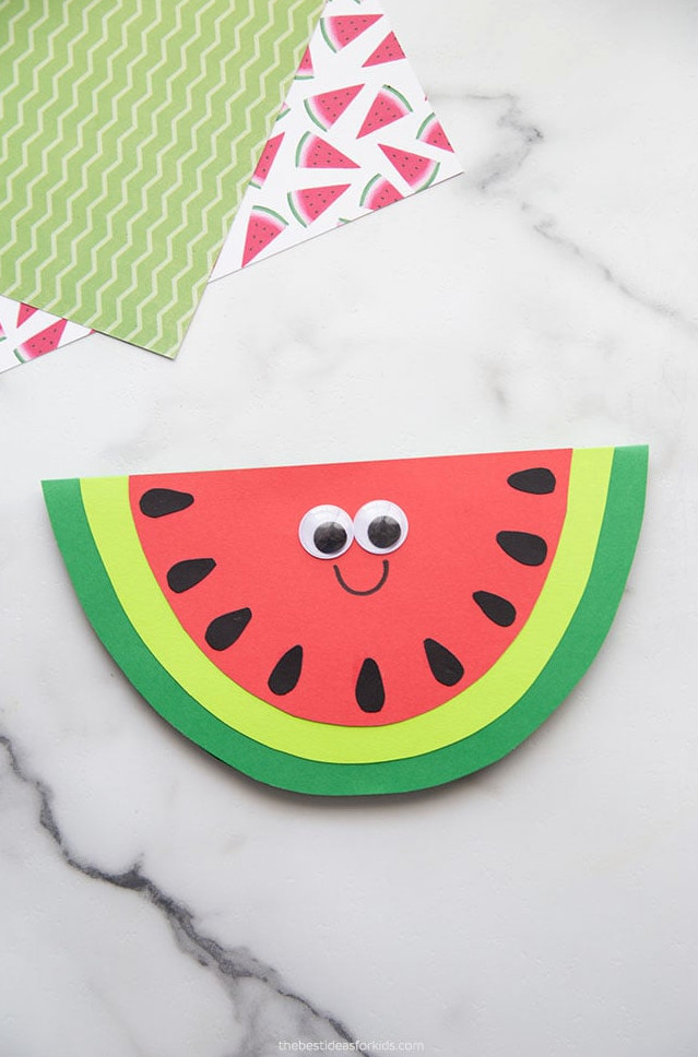 Watermelon Card Craft