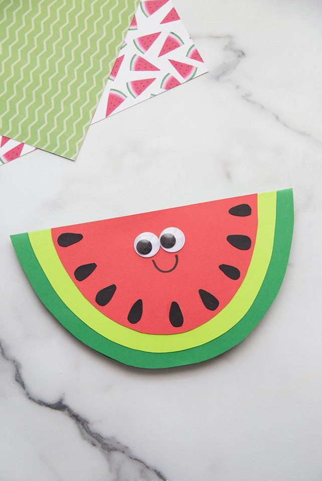 Watermelon Craft for Kids