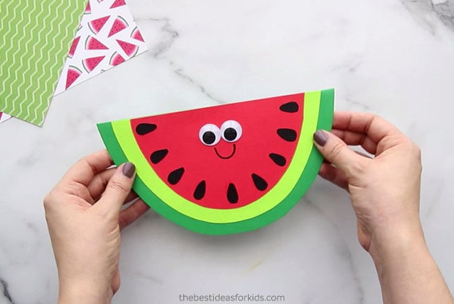 Watermelon Craft Template
