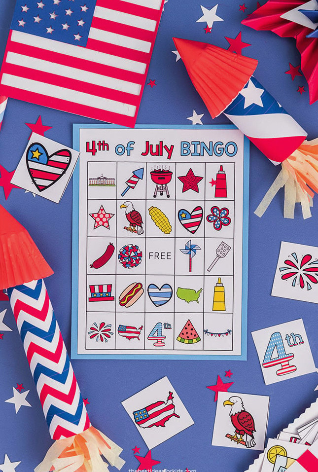 4th of July Bingo Printable