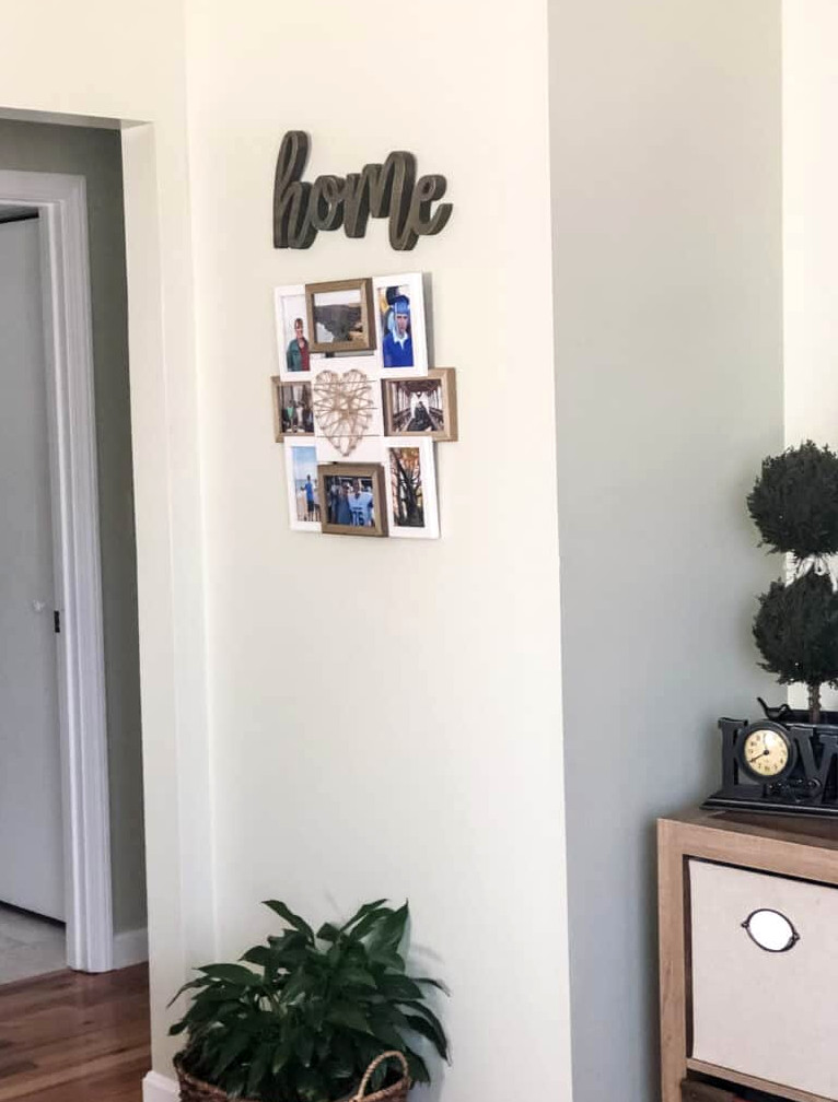 wall before making a faux brick finish