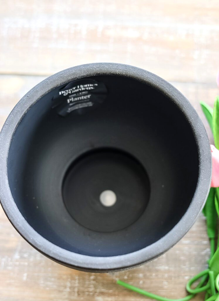 black bhg planter