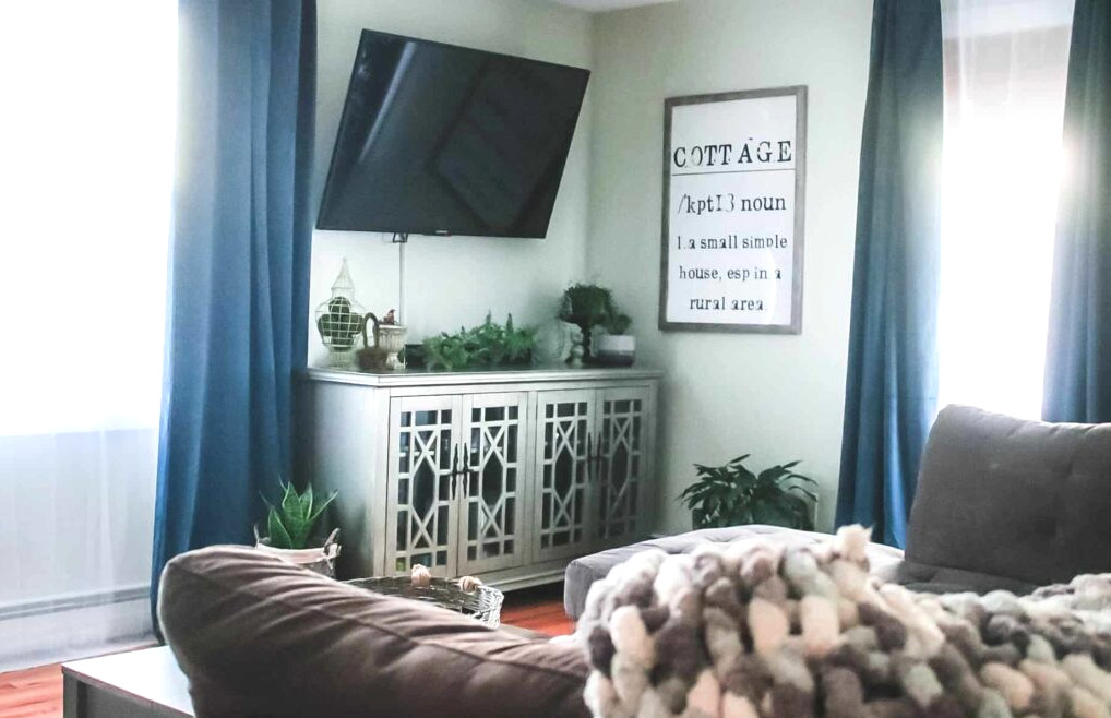 tv cabinet in living room