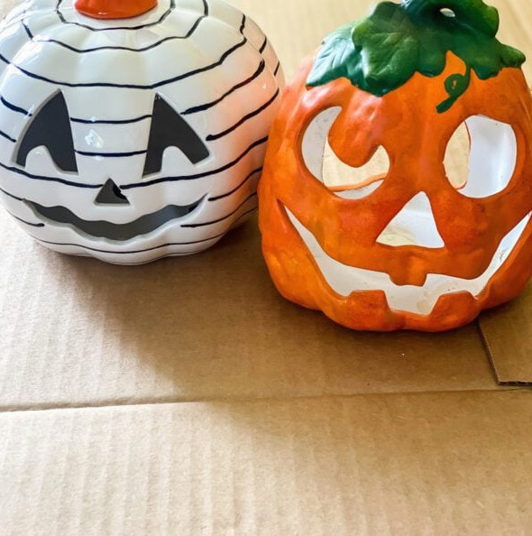 ceramic pumpkins