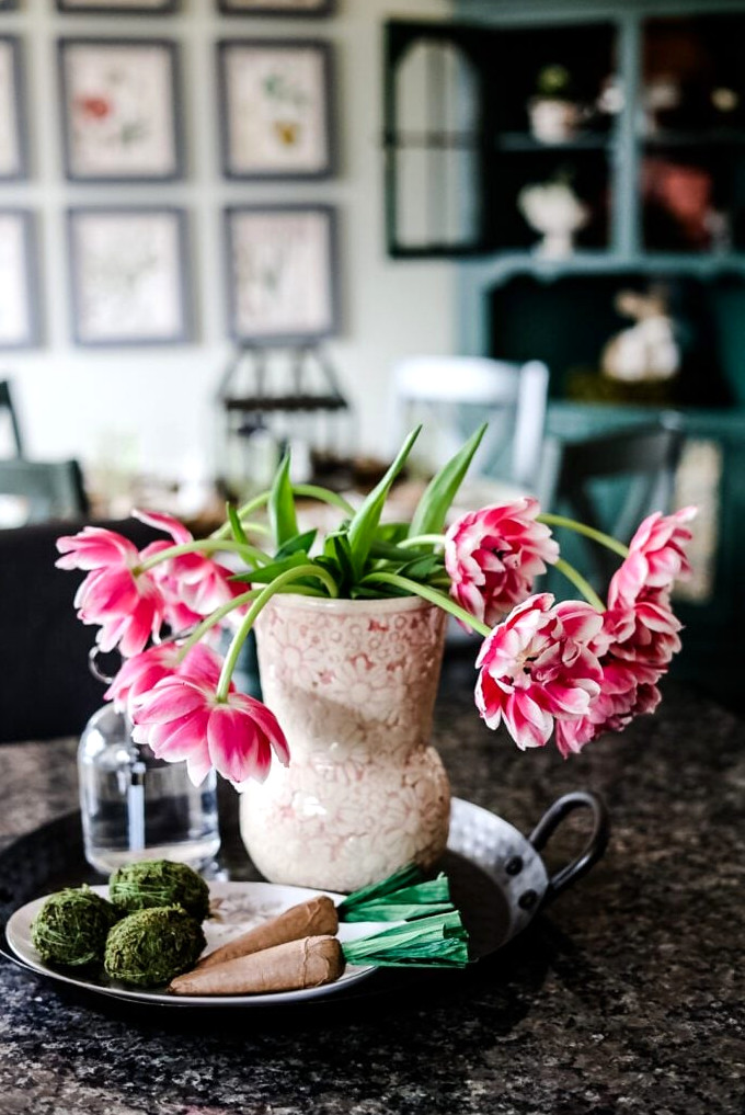 pink tulips