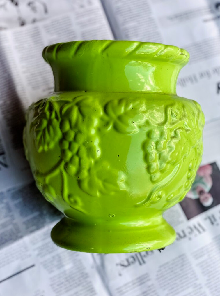 bright green vase