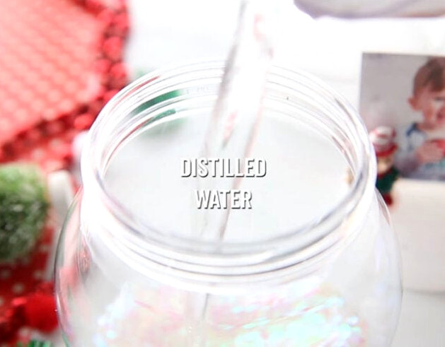 Add distilled water